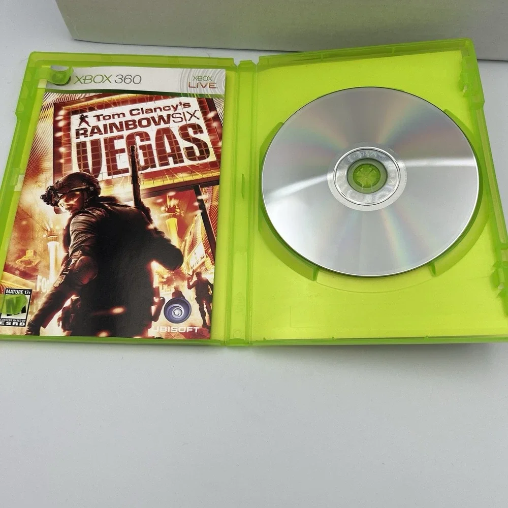 Tom Clancy's Rainbow Six Vegas &Kinect Sports Season2  Xbox 360 Lot of‎ 2
